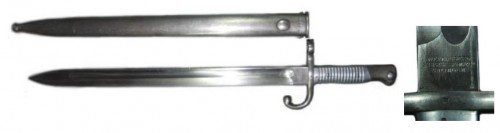machete-bayoneta argentino, modelo 1891