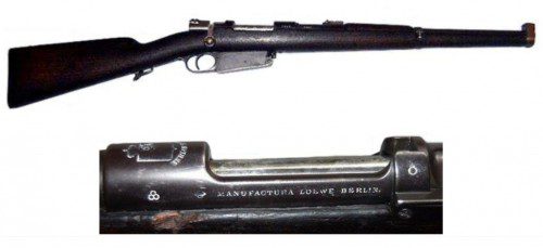 Carabina Mauser “Modelo Español 1891”, cal. 7,65 mm, nº 1941.