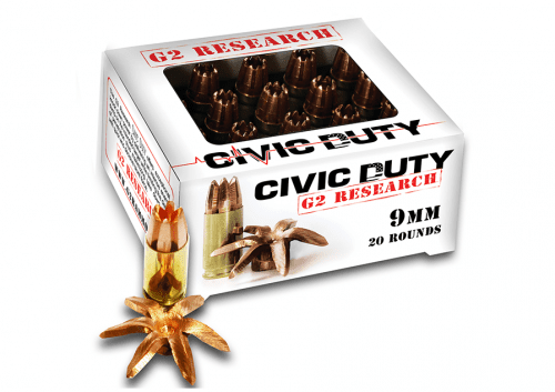 Nueva munición “Civic Duty” de G2 Research